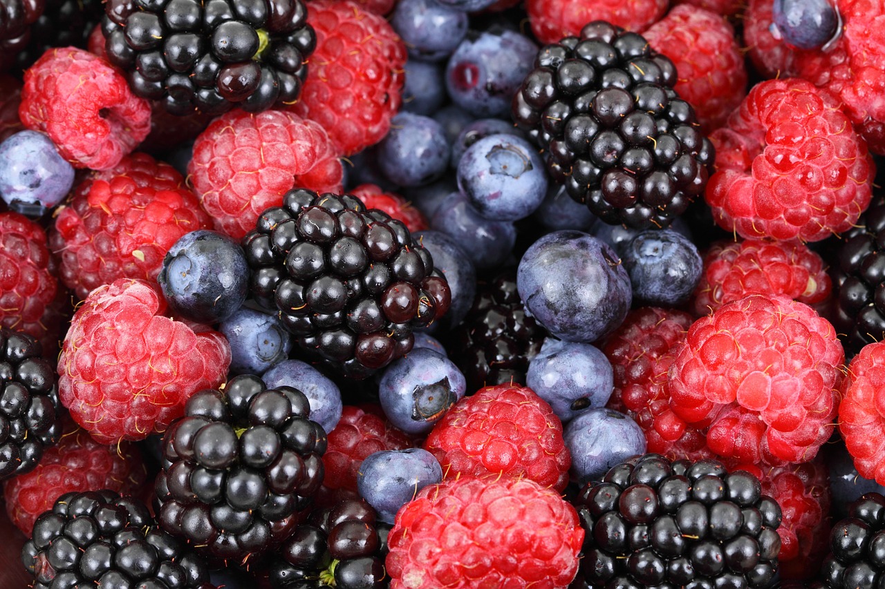 Leckere Beeren für die Fitness von innen