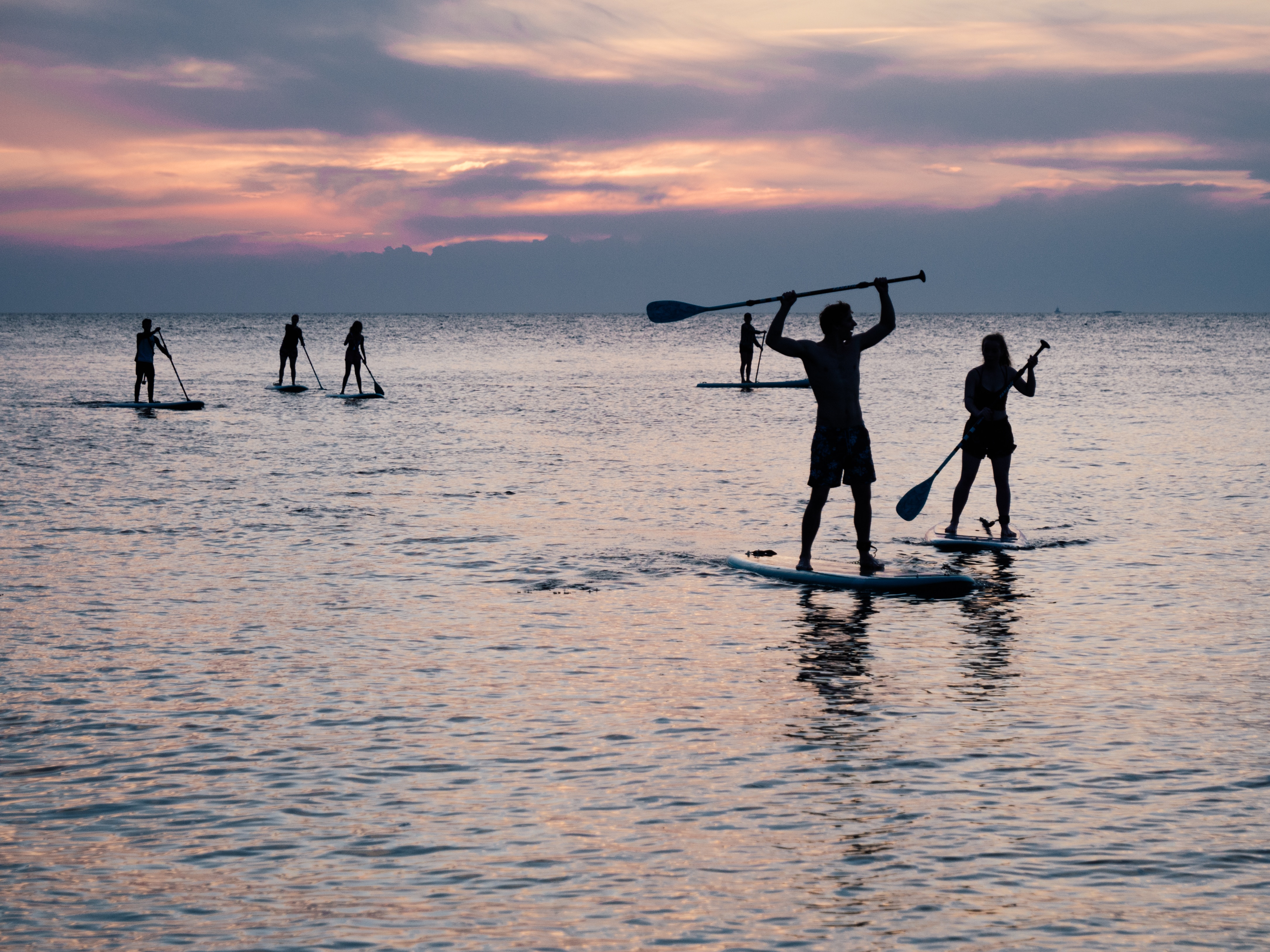 Stand-up-paddling ist der fitte Sommerspaß