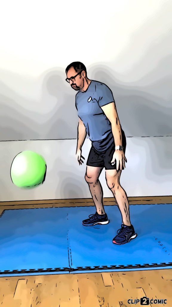 Medizinball-Übungen mit unterschiedlich schweren Bällen